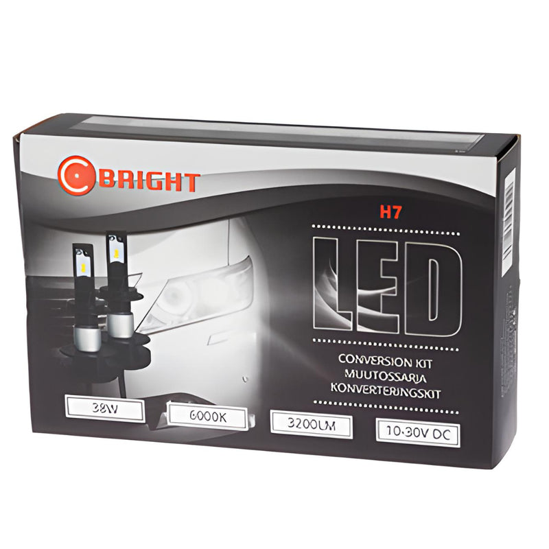 H7 LED car bulbs, compl. 2 pcs