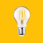 E27 4W(400Lm) LED Filament spuldze, A60, COG Gold, silti balta gaisma 2200K