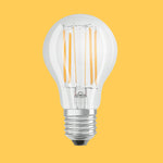 E27 7.5W(1055Lm) OSRAM LED SUPERSTAR Spuldze Filament, IP20, silti balta gaisma 2700K