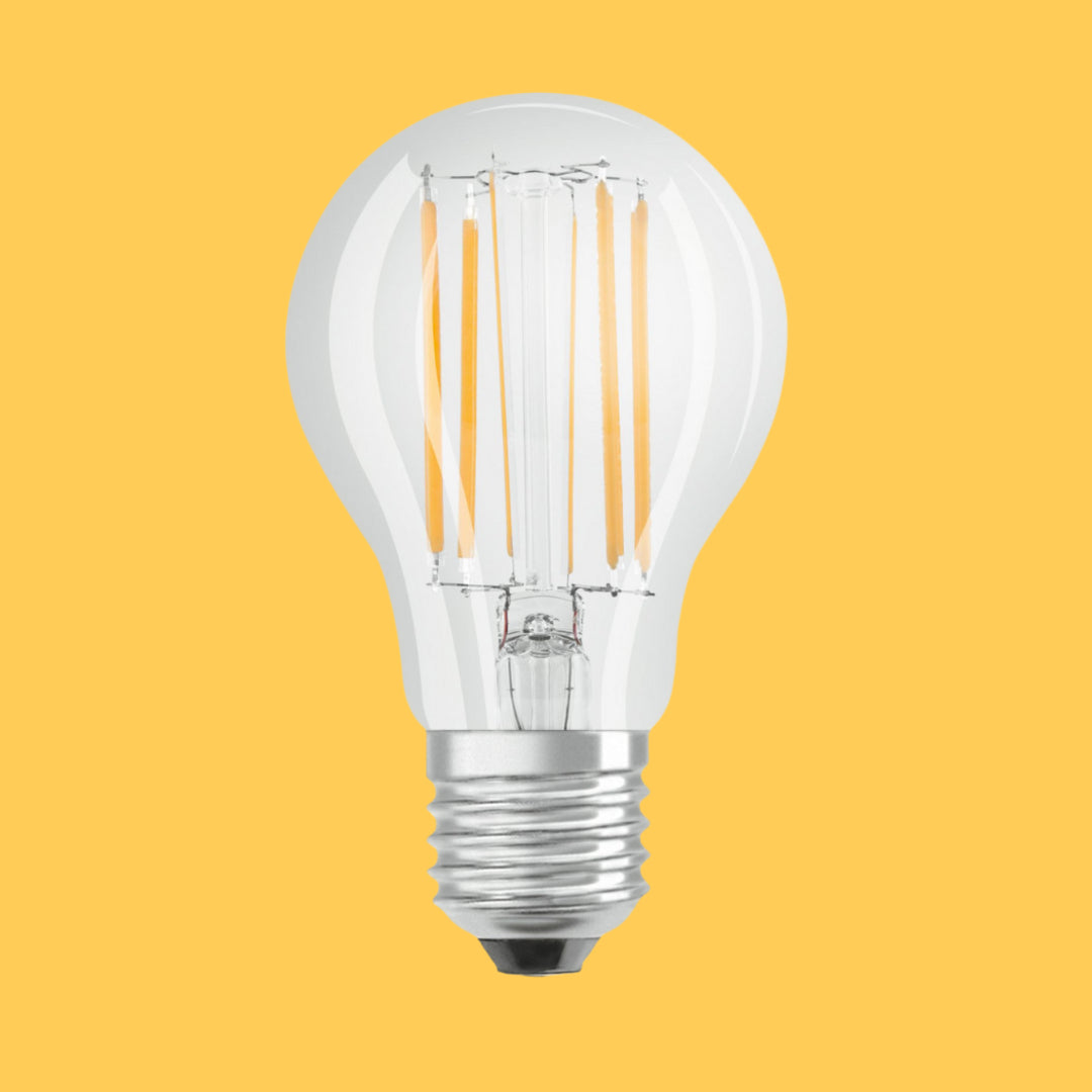 E27 7.5W(1055Lm) OSRAM LED SUPERSTAR Spuldze Filament, IP20, silti balta gaisma 2700K