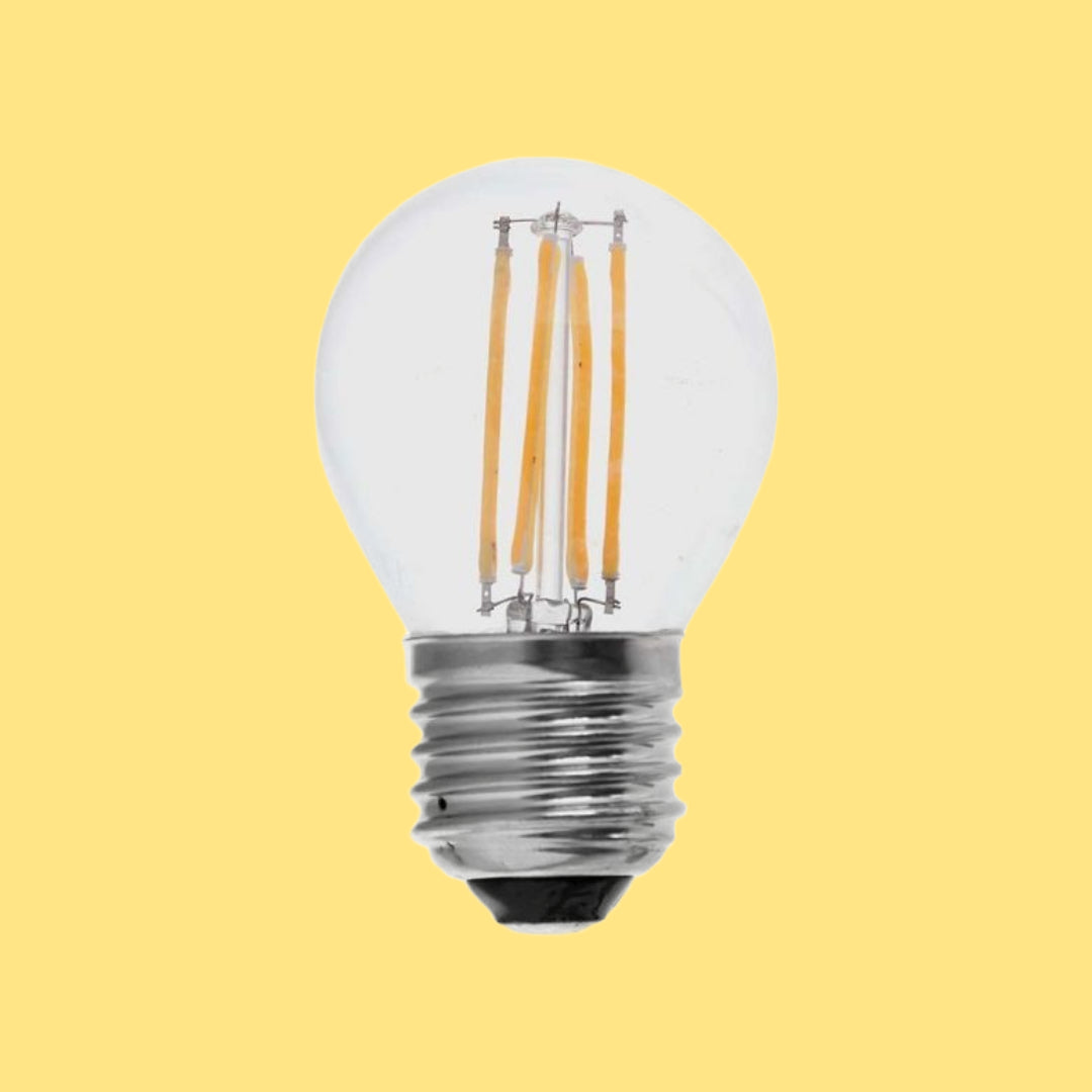 E27 4W(400Lm) LED-trådslampa, G45, IP20, V-TAC, varmvitt ljus 3000K