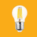 E27 4W(400Lm) LED hõõglamp, G45, COG kuldne, soe valge valgus 2200K