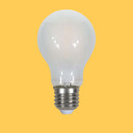 E27 5W(600Lm) LED-lampa Filament frostad, A60, V-TAC, varmvitt ljus 2700K