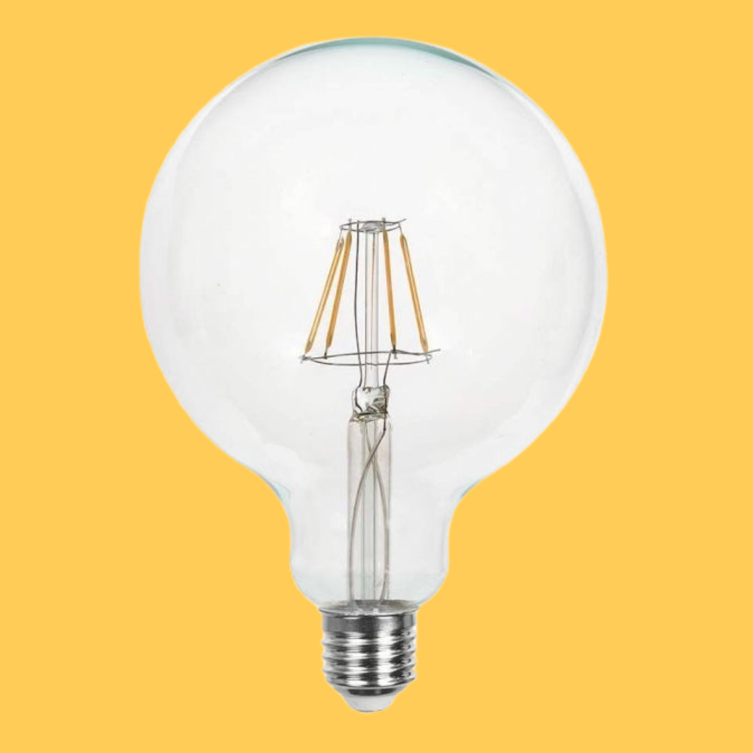 E27 10W(1055Lm) LED Filament Glödlampa, G125, IP20, V-TAC, varmvitt ljus 3000K