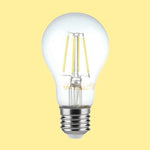E27 8W(720Lm) LED Filament Glödlampa, V-TAC, A60, IP20, dimbar, varmvitt ljus 3000K
