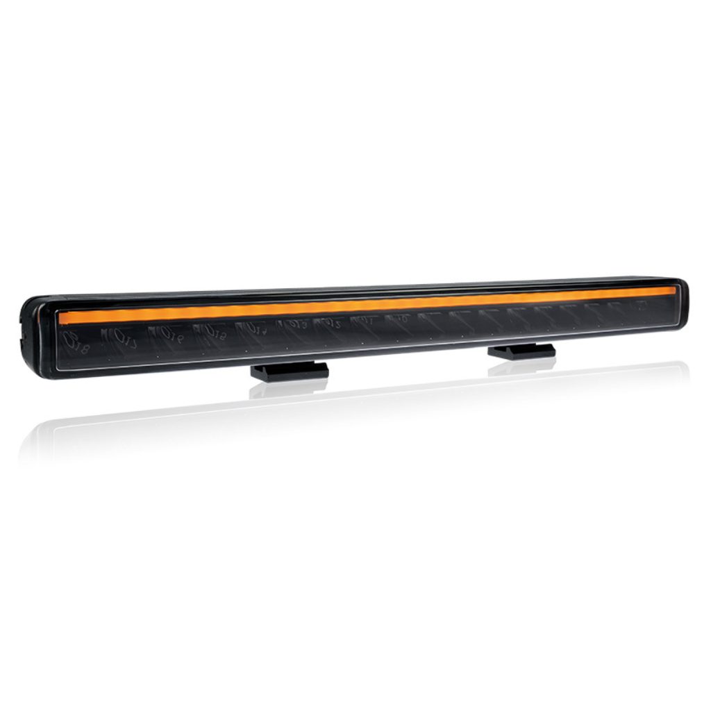 1605-NS3847__12-32V 7600Lm W-LIGHT Wave II 18 x Osram LED  garais papildlukturis, IP67, 4-pin DT, vads 2,20 m, R149, R148, R10, auksti balta gaisma 5000K