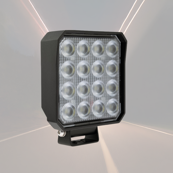 11-32V 4200Lm 16 LED рабочий свет, IP68, 105.00 x 127.00 x 37.00mm, холодный белый свет 6000K