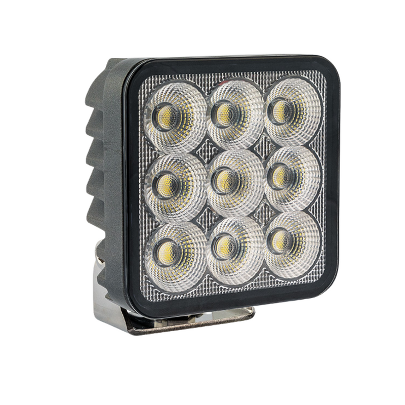 BULLPRO 9-32V 8100Lm LED töövalgusti, IP68, 2-pin DT, R23, R10, 01.00 x 101.00 x 45.00mm, ruudukujuline, jaheda valge valgus 5000K