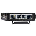 Bullpro LED-esilatern, paremal. Lähituli 20W 1800lm. Kaugvalgus 38W 3600lm, lülitus 18w