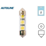 12V 0.42W 36mm LED car bulb, cool white light 6000K