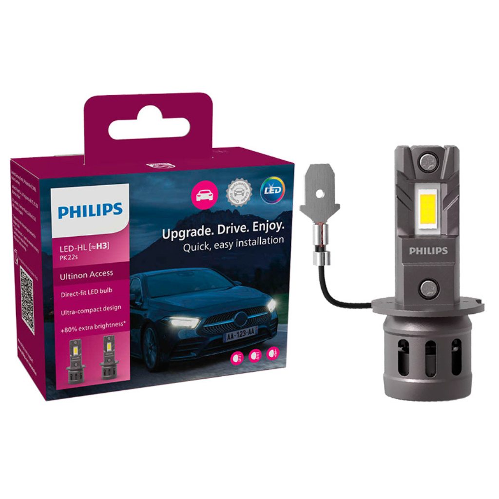 PHILIPS Ultinon Access – комплект LED-ламп H3, 12 V, 6000 K, 2 шт