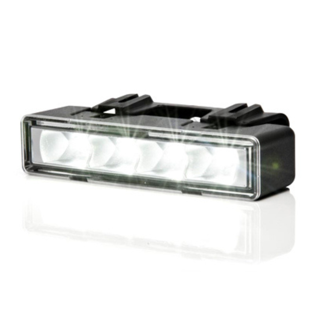 WAS LED dienas gaitas lukturis, 12–24V, 334Lm, 4 LED, IP66/IP68, 146,5x32,8x50mm, balta gaisma