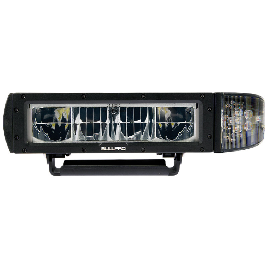 Bullpro LED priekšējais lukturis, Kreisais. tuvās gaismas 20W 1800lm. tālās gaismas 38W 3600lm, pagrieziens 18w