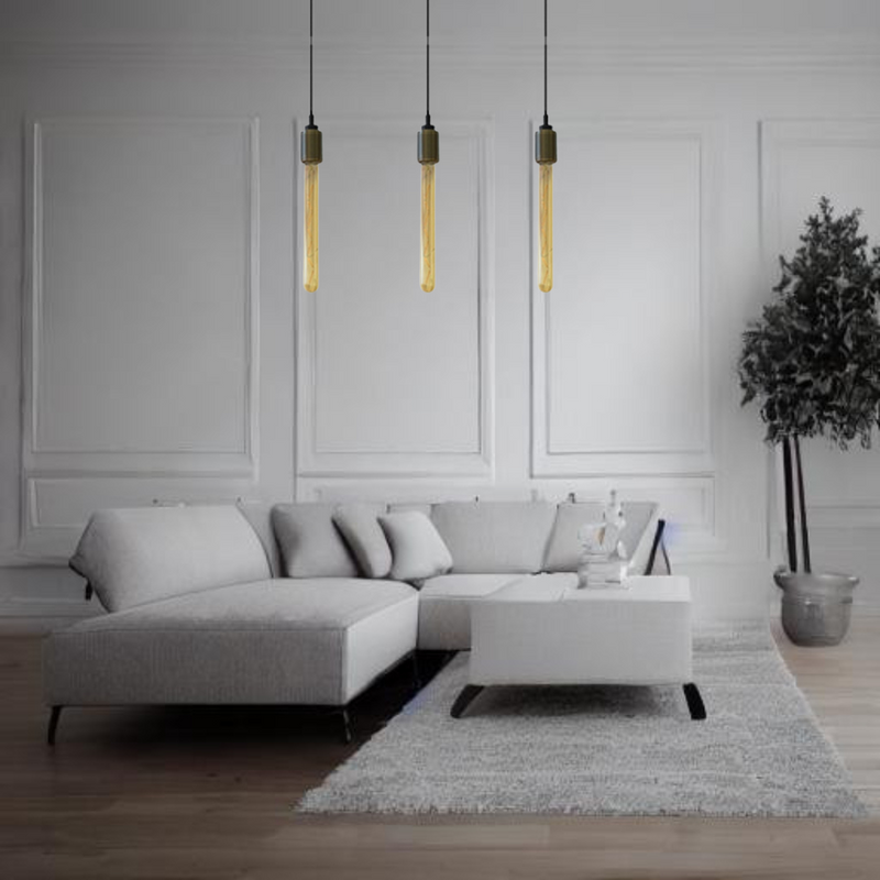 Iekarams spuldžu ietvars, alumīnija, melns, D50, V-TAC