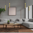 Iekarams spuldžu ietvars, apzeltīts alumīnija plafons, D50, V-TAC