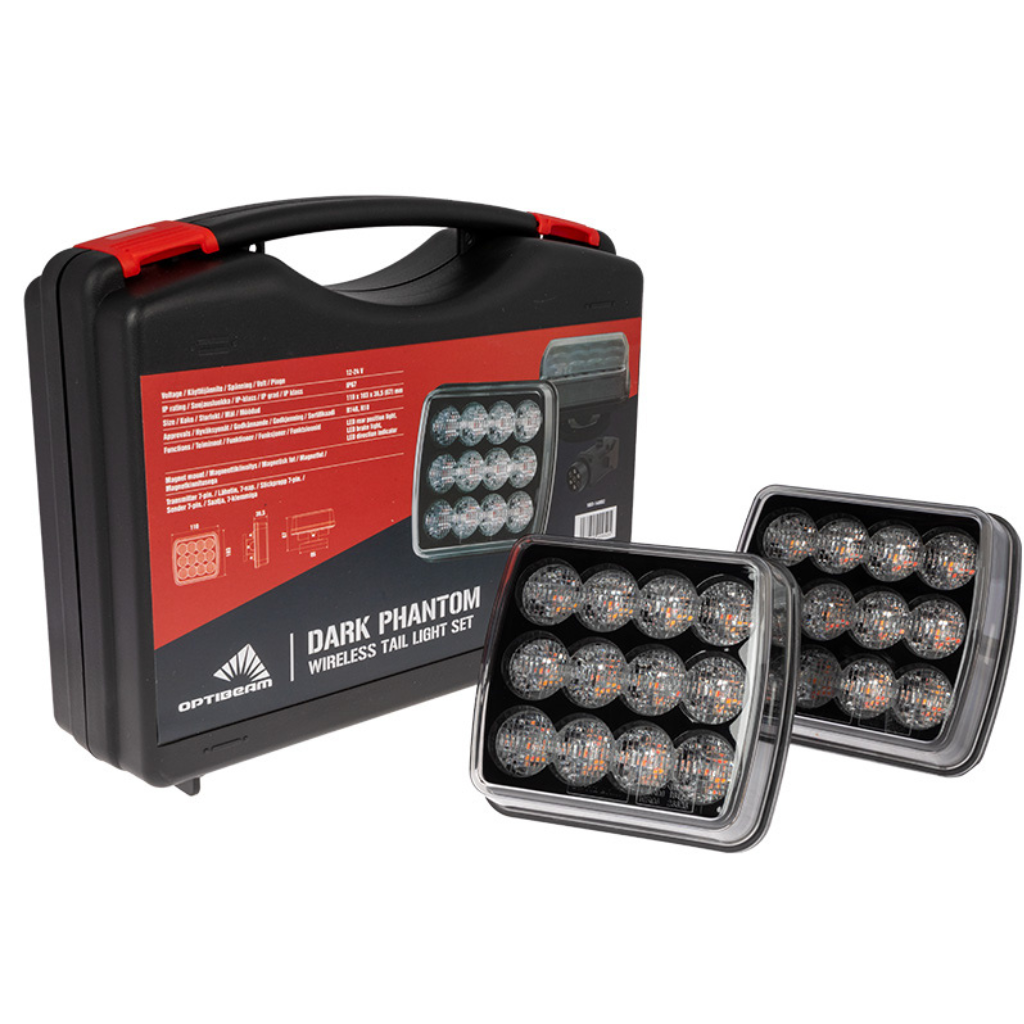 12-24V OPTIBEAM LED aizmugurējo lukturu komplekts, IP67, ECE R148, R10, garantija 3 gadi
