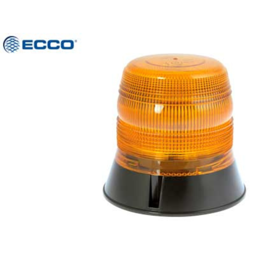 VISION ALERT 10-30VLED Beacon, 143x153mm, gul, 3-bultars montering, senaste LED-tekniken, innovativ lågprofildesign, inkl. permanent on-funktion (alla lysdioder tända). ECE R65, strömförbrukning endast 0,36-0,72A