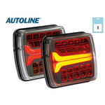 AUTOLINE 12-24V LED aizmugurējais lukturis kreisais