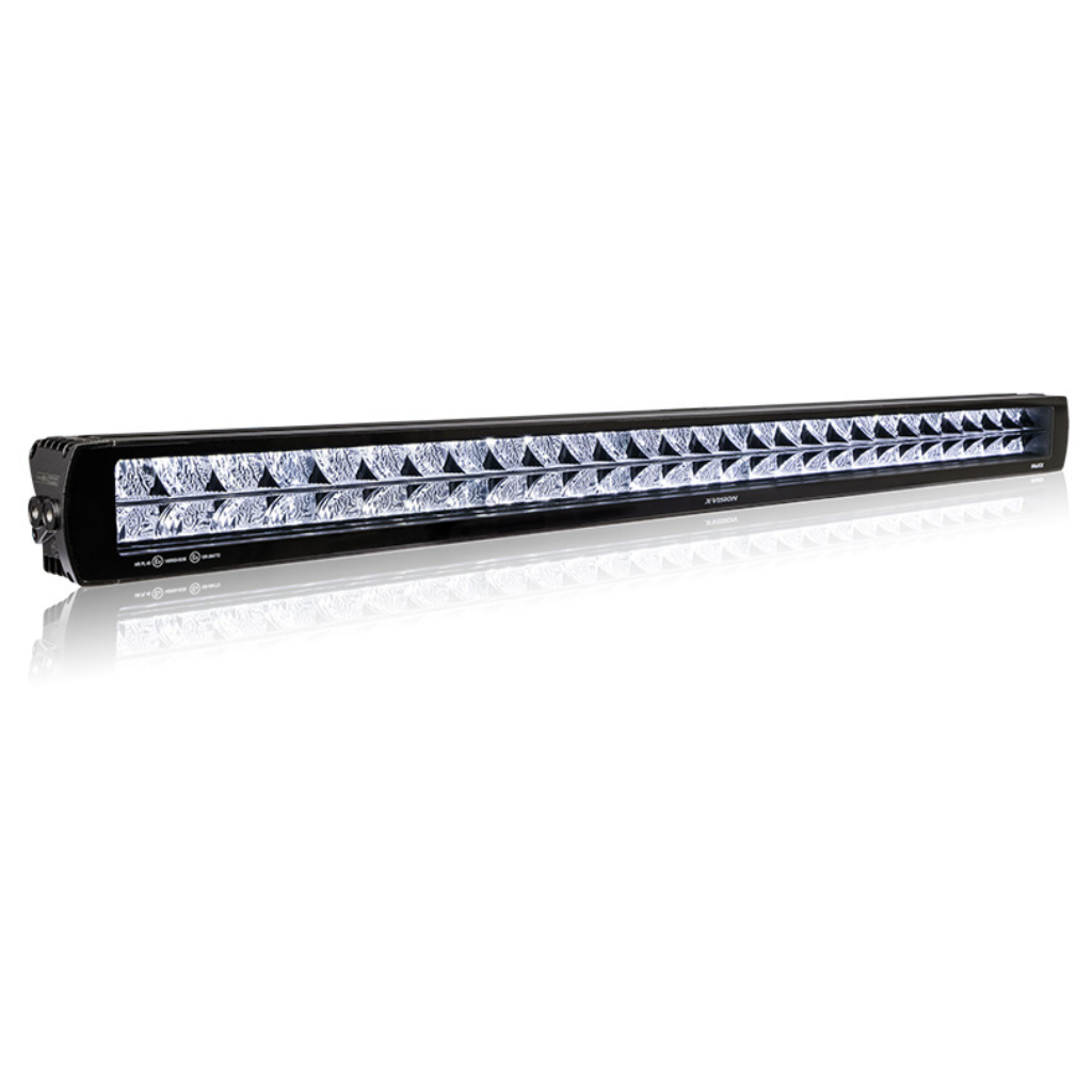 9-36V 210000Lm X-VISION Maxx 1100 LED BAR papildlukturis, IP68, 2,20 m, 4-pin DTP, melns, auksti balta gaisma 5000K