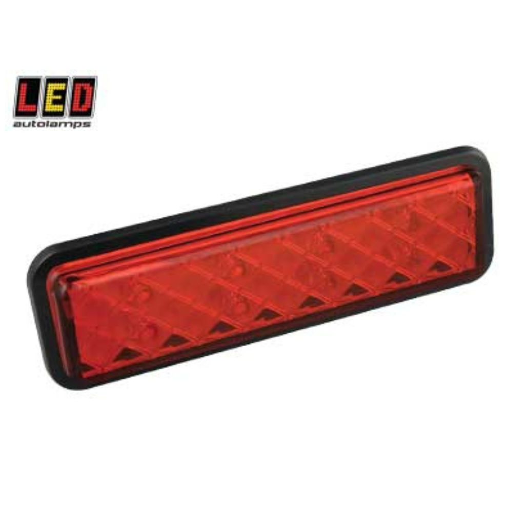 12-24V LED AUTOLAMPS LED rear fog lamp, 145x48x20mm