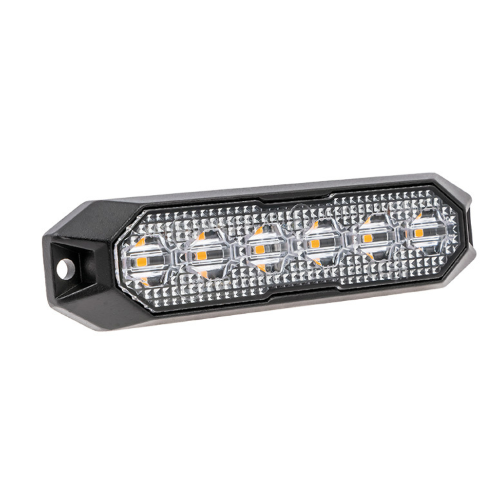TRUCK VISION LED strobo gaismeklis 12/24V, IP6K9K, ADR, ECE R65 TA1 SF, ECE R10, SAE C1&C2, SAE J595 Cl. 1