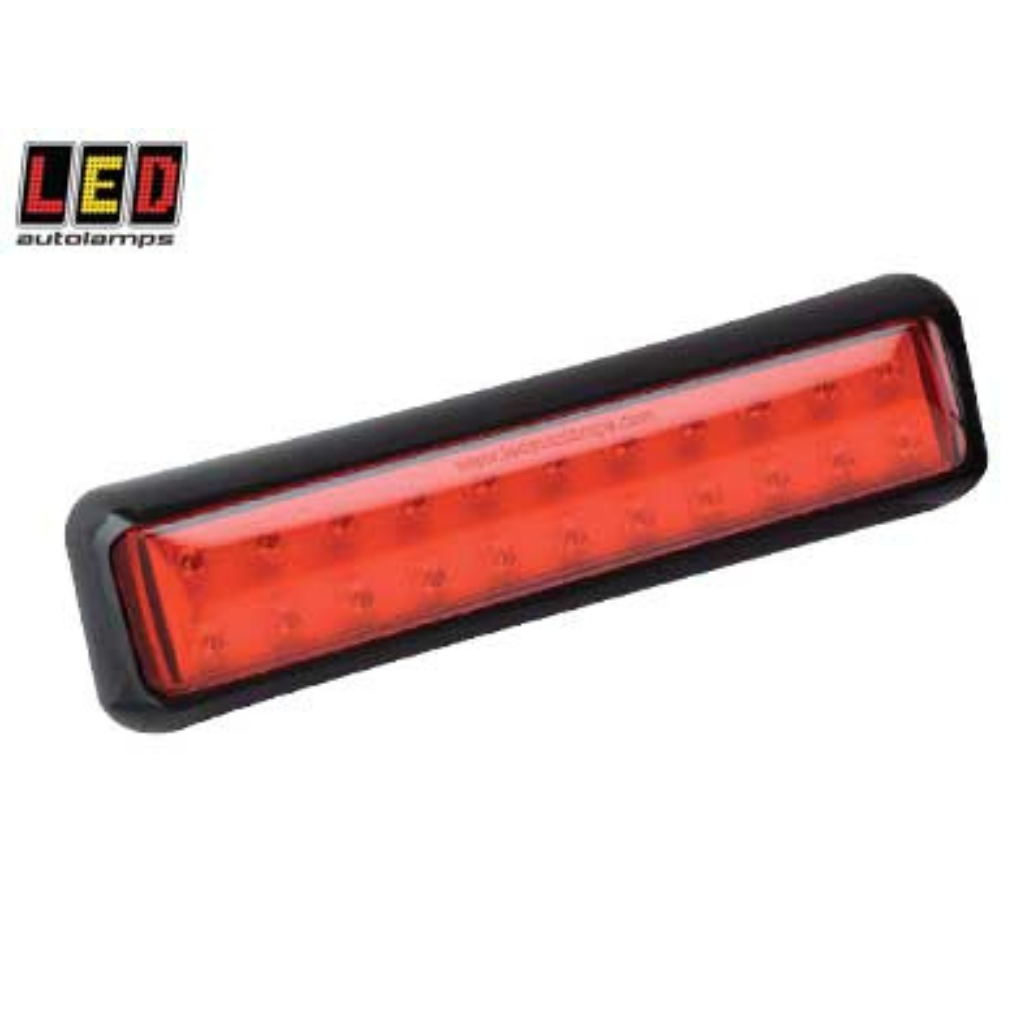12-24V LED AUTOLAMPSLED rear fog lamp, 200x50x28mm