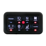 Optibeam control panel with 8 buttons, Voltage: 12-24V with up to 60 amps