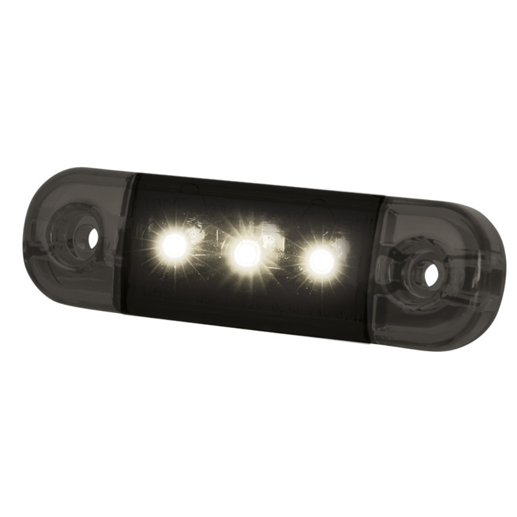 STRANDS 12-24V 3 LED lamp, valge valgus, IP66/68, 84.00 x 24.00 x 10.40mm, 1m juhe