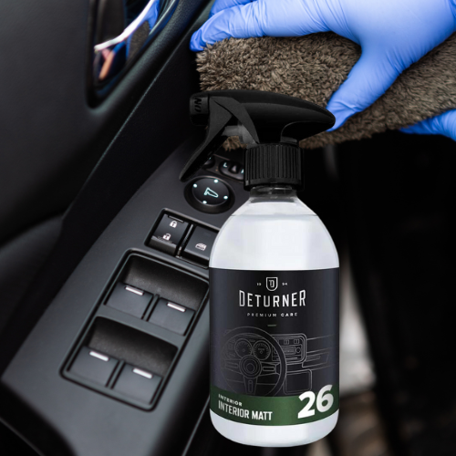 DETURNER INTERIOR MATT (matted) 500ml - interior panel restoration agent with a matte appearance, protects against UV rays, makes the color of the processed plastic part more expressive 