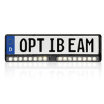 OPTIBEAM E-BAR EU TWIN ūdensizturīgs LED papildlukturis 9–36 V, 8 793 lm, 5 000 K, 450 m, IP68/69K, E-apstiprināts, ar integrētu releju, 537×156×36 mm, 3 gadu garantija