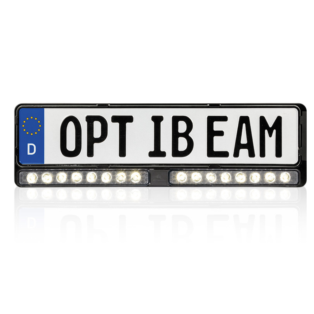 OPTIBEAM E-BAR EU TWIN ūdensizturīgs LED papildlukturis 9–36 V, 8 793 lm, 5 000 K, 450 m, IP68/69K, E-apstiprināts, ar integrētu releju, 537×156×36 mm, 3 gadu garantija
