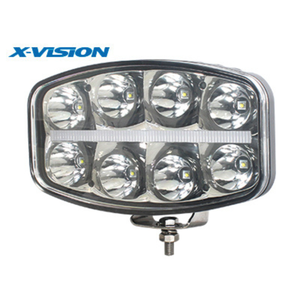 10-30V 6500Lm X-VISION QUADRATOR 64 LED CREE рабочая лампа, 245.00 x 140.00 x 91.00mm, холодный белый свет 6000K