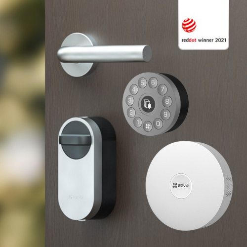 EZVIZ DL01S Smart door lock with keypad and gateway