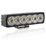BULLPRO 9-32V 2500Lm LED work light, IP69K, 2-pin DT, R23, R10, 157.00 x 39.00 x 50.00mm, square, cold white light 5000K