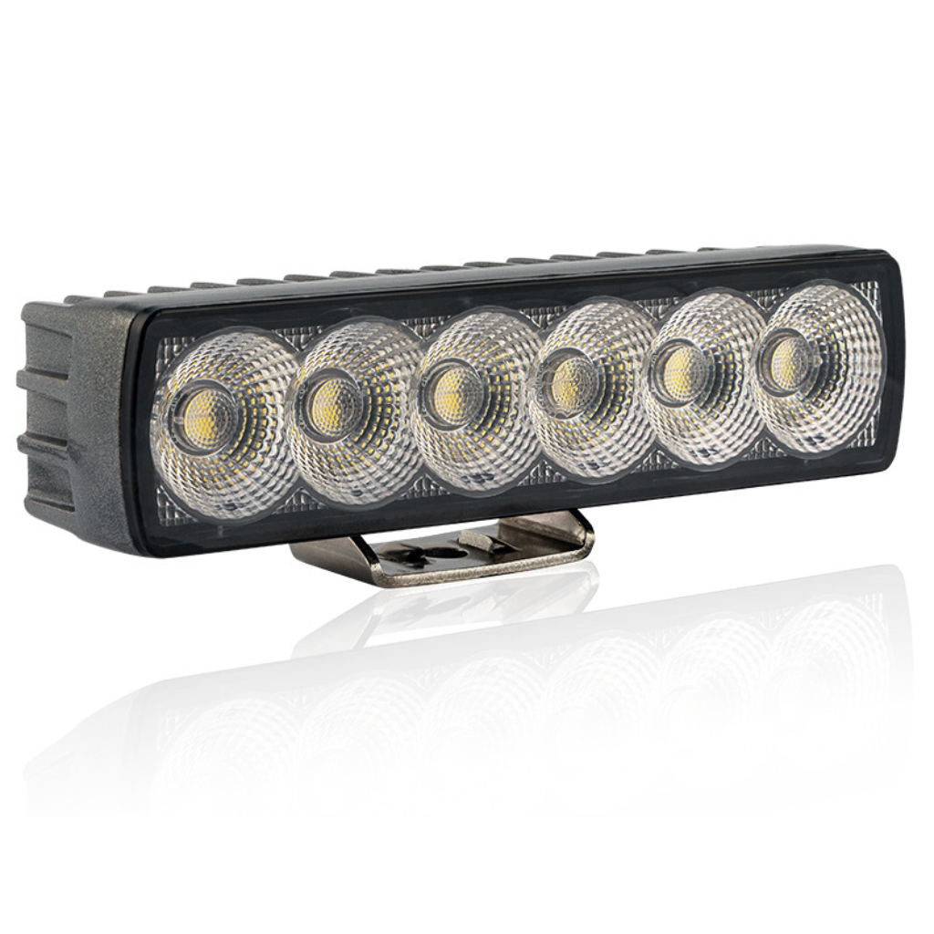 BULLPRO 9-32V 2500Lm LED work light, IP69K, 2-pin DT, R23, R10, 157.00 x 39.00 x 50.00mm, square, cold white light 5000K