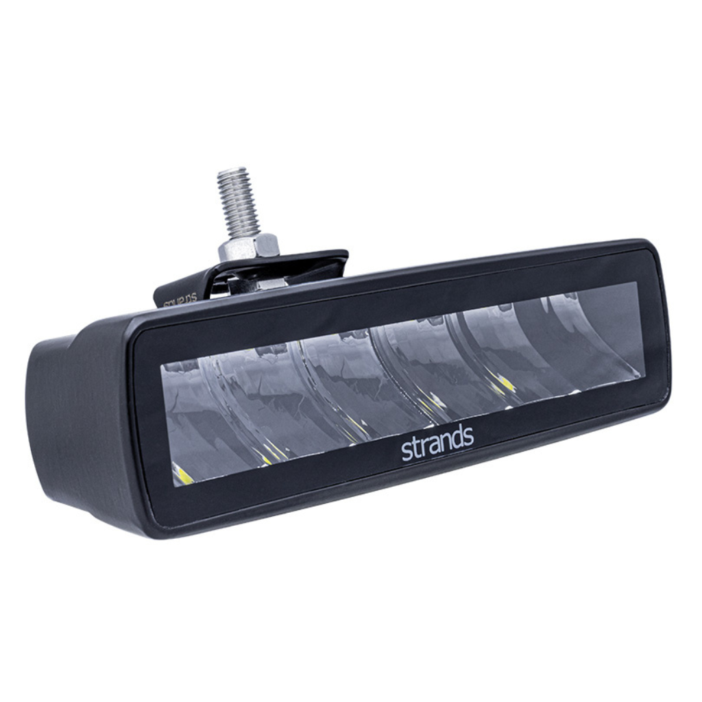 30W (2880 lm) 9–32 V STRANDS (Sweden) LED auxiliary headlight IP67/69K, 157.00 x 43.70 x 60.00 mm, 500 mm cable, 3-year warranty, cool white light 6000 K