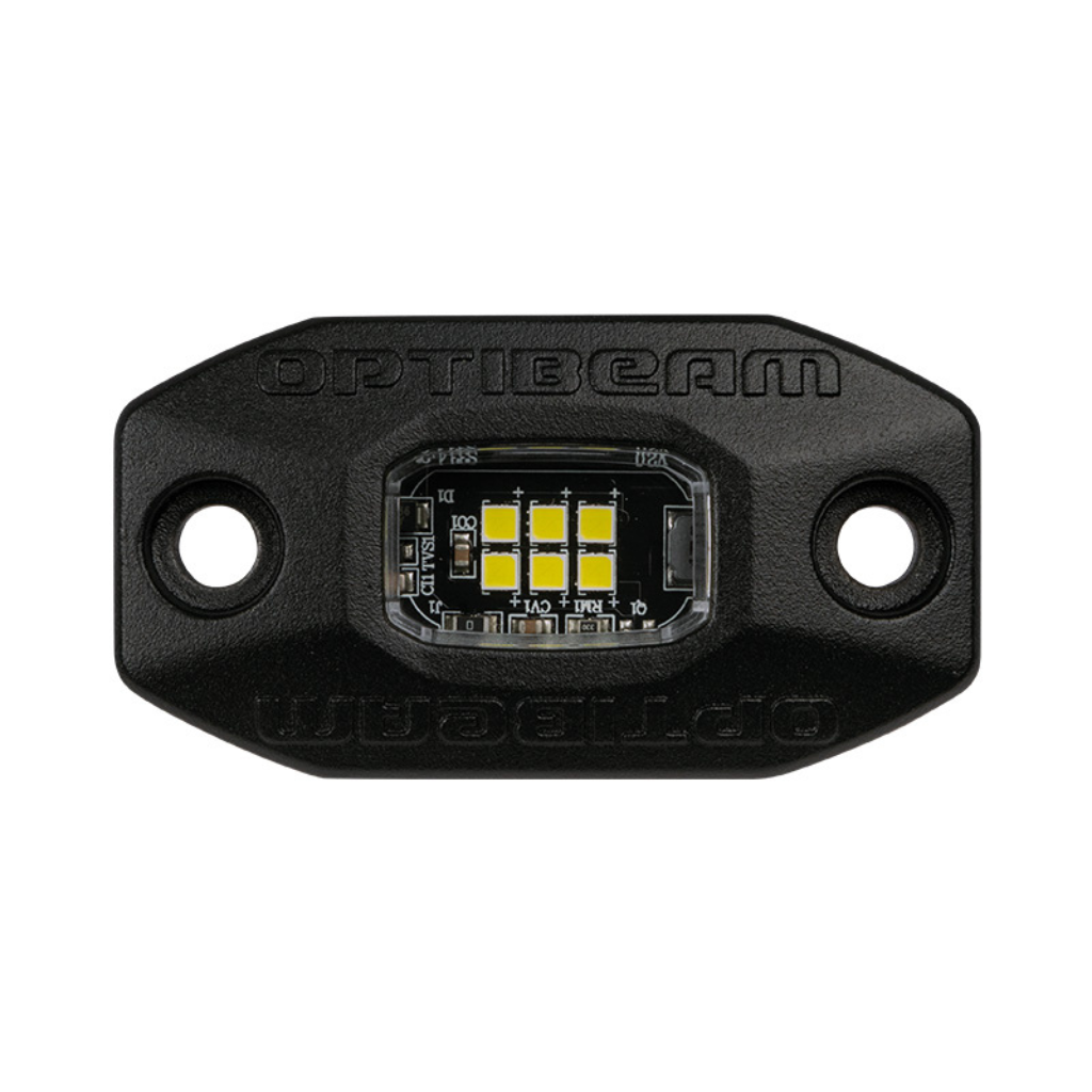 OPTIBEAM ROCK 6 LED Work Light, 590 lm, IP68, ECE R10, 3-year warranty, 1-meter cable