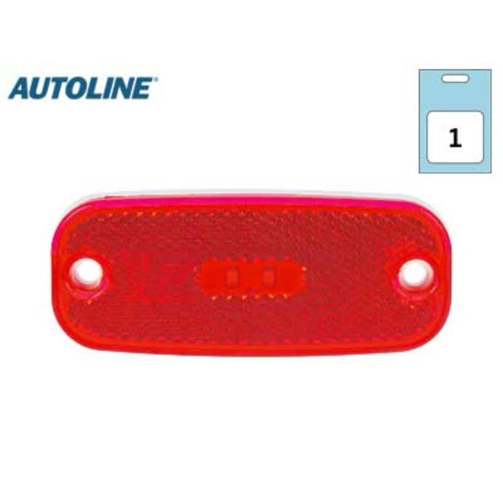 AUTOLINE – LED gabariidituli, punane, 12–24 V