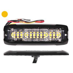 12-24V LED horizontālā signāllampiņa, dzeltena, PX8, ECE R10, ECE R65 (XA1, XB1), ECE R65 (XA2, XB2) SAE J595 Class1, CA13 Class B (R/A/B)