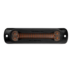 Optibeam Dark Phantom SX6 LED dzeltena brīdinājuma gaisma, 12–24 V