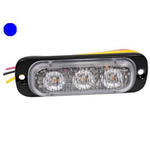12-24V LED reticle lamp, extra slim, IPX8, ST3, ECE R65 Class 1 (XB1), ECE R10, blue lens