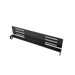 The additional lamp frame can be attached behind the license plate, intended for the HELLA BLACK MAGIC lamp