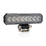 BULLBOY PROLINE SLIM 12-30V 12W 2000Lm 8 LED papildlukturis, IP67/IP69K, R148, R10, auksti balta gaisma 5400K