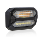 10-30V 630Lm BULLBOY PROLINE MINI atpakaļgaitas un brīdinājuma gaisma vienā korpusā. Strāvas patēriņš: 0,29 A pie 13,7 V, 6 spilgti baltie LED un 6 oranžie LED, plats gaismas stars, tieša aizmugures stiprināšana, auksti balta gaisma 5300K