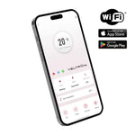 Veltron infrasarkanais dīzeļdegvielas sildītājs DHOE-150 ar Wi-Fi, 17.4 kW, sudraba krāsā