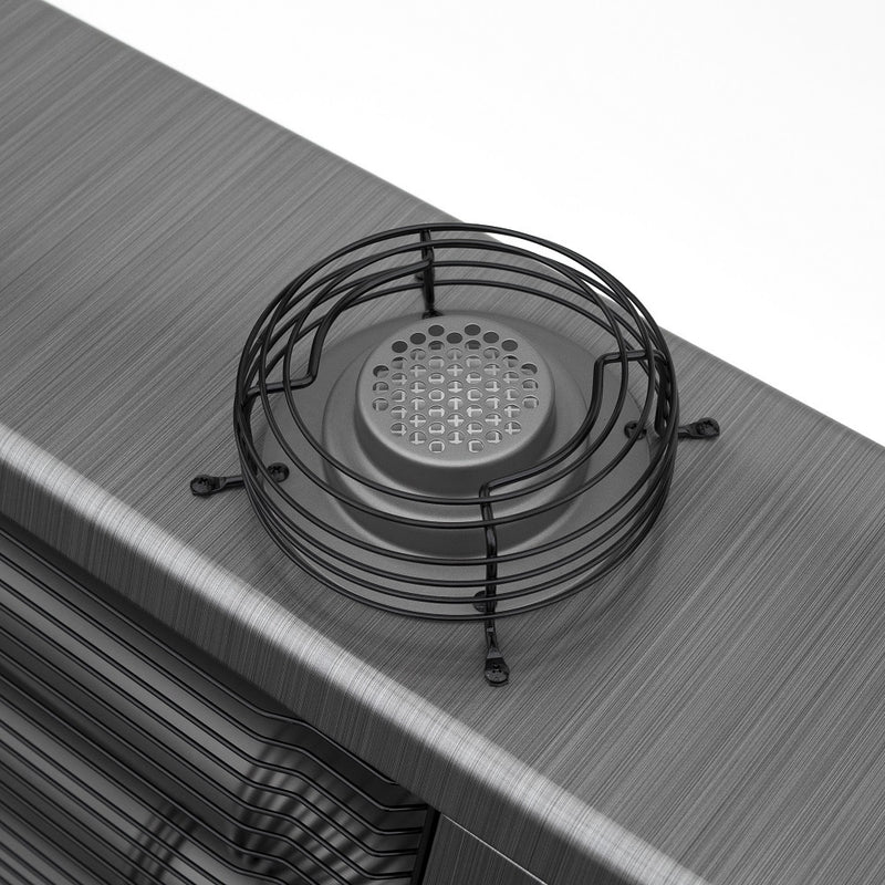 Veltron DHOE-90 infrasarkanais dīzeļsildītājs ar Wi-Fi, 10,4 kW, mobils sildītājs ar LCD skārienekrānu, tālvadību un degvielas līmeņa kontroli