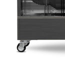 Veltron DHOE-90 infrasarkanais dīzeļsildītājs ar Wi-Fi, 10,4 kW, mobils sildītājs ar LCD skārienekrānu, tālvadību un degvielas līmeņa kontroli