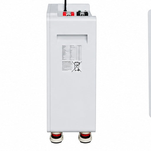 V-TAC 16,07 kWh LiFePO4 akumulators VT-48290, grīdas montāža, IP20, 7000 cikli, Designer balts korpuss