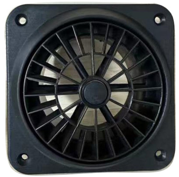 Ventilatora aizsargakrass 75mm atveres,melns(Vevor dīzeļa sildītajiem)