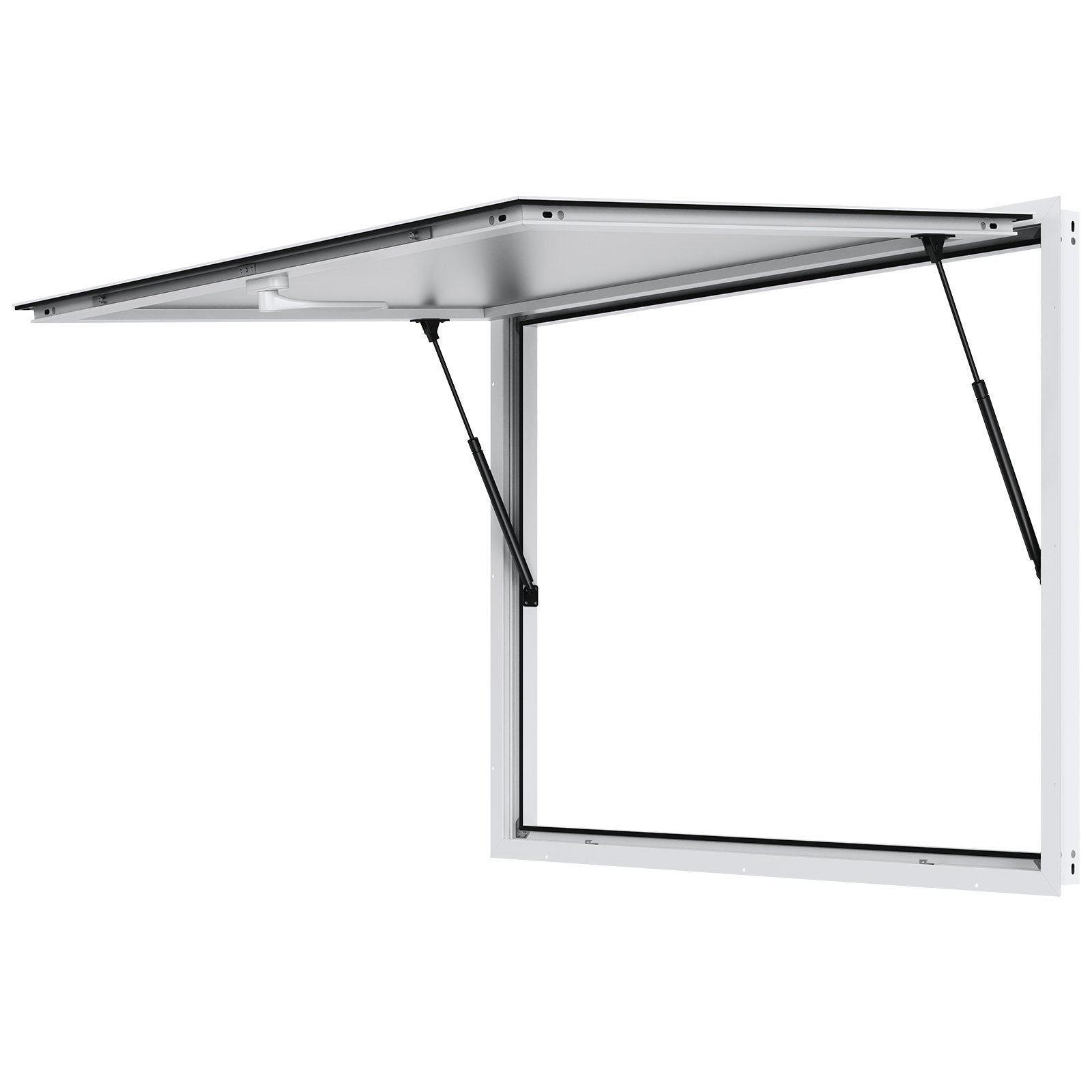 VEVOR 122 cm x 91 cm Apkalpošanas Stends – Ēdināšanas Furgona Apkalpošanas Logs ar Nojumi
